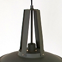 Mexlite Mexlite Pendant luminaire EDEN, 1 flame, 42cm, grey Mexlite Mexlite Pendant luminaire EDEN, 1 flame, 42cm, grey