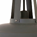Mexlite Mexlite Pendant luminaire EDEN, 1 flame, 42cm, grey Mexlite Mexlite Pendant luminaire EDEN, 1 flame, 42cm, grey