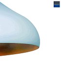 Mexlite Luminaire à suspension BJORR - Ø 33CM à 1 flamme, petit, haut E27 IP20, blanc mat gradable