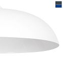 Mexlite Pendelleuchte BJORR, Ø 45cm, E27, weiß matt / buche natur