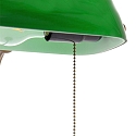 Mexlite Lampada da tavolo BELANA 1-Lampadina E27 IP20, Verde, bronzo dimmerabile
