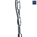 Mexlite Luminaire à suspension DENSI Bas, à 1 flamme, grand E27 IP20, gris gradable
