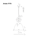 Mexlite Luci a sospesione DENSI Giù, 1-Lampadina, grande E27 IP20, Nero opaco dimmerabile Mexlite Luci a sospesione DENSI Giù, 1-Lampadina, grande E27 IP20, Nero opaco dimmerabile