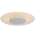 Luminaire de plafond LIDO grand, rond, indirect, perfor IP20, blanc mat gradable