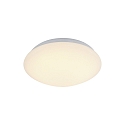 outdoor ceiling luminaire GALAXY small, round, switchable, cambered IP44, white matt 