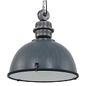 Steinhauer pendant luminaire BIKKEL -  52CM 1 flame, large E27 IP20, concrete grey dimmable