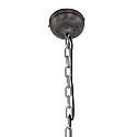 Steinhauer pendant luminaire BIKKEL -  52CM 1 flame, large E27 IP20, concrete grey dimmable