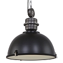 Steinhauer pendant luminaire BIKKEL -  52CM 1 flame, large E27 IP20, black matt dimmable