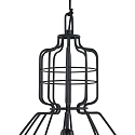 anne light & home pendant luminaire MARK III 1 flame, round, adjustable E27 IP20, black matt dimmable anne light & home pendant luminaire MARK III 1 flame, round, adjustable E27 IP20, black matt dimmable