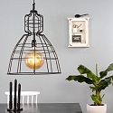anne light & home pendant luminaire MARK III 1 flame, round, adjustable E27 IP20, black matt dimmable anne light & home pendant luminaire MARK III 1 flame, round, adjustable E27 IP20, black matt dimmable