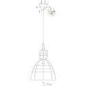 anne light & home pendant luminaire MARK III 1 flame, round, adjustable E27 IP20, black matt dimmable anne light & home pendant luminaire MARK III 1 flame, round, adjustable E27 IP20, black matt dimmable