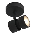 Spot NATASJA 1-Lampadina, Dim-To-Warm, regolabile GU10 IP20, Acciaio spazzolato dimmerabile