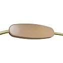 Steinhauer Lampada da tavolo ANCILLA rotondo, breve, con dimmer a sfioramento G9 IP20, bronzo spazzolato dimmerabile