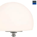 Steinhauer table lamp ANCILLA MUSHROOM long, with switching function G9 IP20, chrome, polished aluminium dimmable