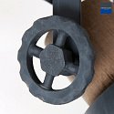 Mexlite Luminaire de plafond GEARWOOD à 2 flammes, réglable E27 IP20, gris, mat gradable