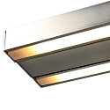 Steinhauer Pendant luminaire ZELENA LED, adjustable, 4 flames, silver