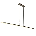 Steinhauer Steinhauer Pendant luminaire ZELENA LED, 3 flames, L:150cm, silver Steinhauer Steinhauer Pendant luminaire ZELENA LED, 3 flames, L:150cm, silver