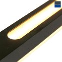 Steinhauer Steinhauer Pendant luminaire ZELENA LED, 3 flames, L:150cm, black