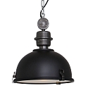 Steinhauer pendant luminaire BIKKEL -  32CM 1 flame, small E27 IP20, black matt dimmable