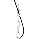 Steinhauer pendant luminaire BIKKEL -  32CM 1 flame, small E27 IP20, black matt dimmable