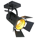 Mexlite Spot CARR, 1 flame, studio spotlight, black