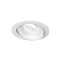 Plafonnier encastr RONY 1.0  1 flamme IP20, blanche gradable