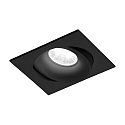 Plafonnier encastr RON 1.0  1 flamme IP20, noir gradable