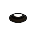 Recessed spot DEEP 1.0 MR16, 12V, GU5.3, QR-CBC51 max. 12W, with standard springs, black