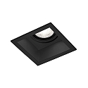 Recessed spot PLANO 1.0 PAR16, GU10 max. 12W, rotatable/swivelling, black