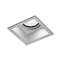 Downlight PLANO 1.0 pivotant, rotatif IP20, argent gradable