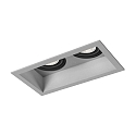 Downlight PLANO 2.0 pivotant, rotatif IP20, argent gradable