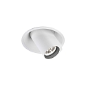 Plafonnier encastr BLIEK ROUND 1.0 pivotant, rotatif IP20, blanche gradable