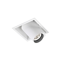 Plafonnier encastr BLIEK SQUARE 1.0 pivotant, rotatif IP20, noir gradable