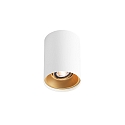 Ceiling luminaire SOLID 1.0 PAR16, GU10 max. 12W, rotatable/swivelling, white gold