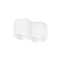 Ceiling luminaire HEXO 2.0 PAR16, 2x GU10 max. 12W, white