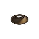 Apparecchio da incasso a soffitto DEEP ADJUST PETIT 1.0 rotazione cardanica, con molle a scatto IP20, bronzo dimmerabile
