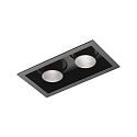 LED Einbaustrahler SNEAK TRIM 2.0, 350/500mA, 2x 7/10W 3000K, CRi >90, schwarz