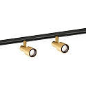 LED 1-Phasen-Schienenstrahler SARA 1.0, 8W 3000K, dimmbar, gold