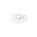Wever & Ducr Downlight SPINEO 1.0 standard, pivotant, rotatif GU10 IP20, blanche gradable