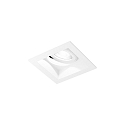 Plafonnier encastr PLANO PETIT 1.0 - LED  1 flamme, pivotant  la cardan, avec ressorts  pince IP20, mat