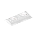 Apparecchio da incasso a soffitto STRANGE PETIT TRIMLESS 2.0 angolare, a filo, rotazione cardanica IP20, opaco
