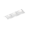 Apparecchio da incasso a soffitto STRANGE PETIT TRIMLESS 3.0 angolare, a filo, rotazione cardanica IP20, opaco