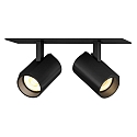 LED Recessed spot CENO 2.0, 2 flames, 3000K, CRi >90, rotatable/swivelling, dimmable, black