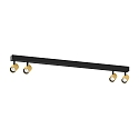 LED Spot CENO 4.0, 4 flames, 3000K, CRi >90, rotatable/swivelling, dimmable, black gold