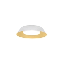 Lampada da parete e soffitto TOWNA 1.0 piccolo IP44, oro, bianco dimmerabile