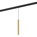 LED Schienen-Pendelleuchte MATCH ON STREX 3.0, 54�, 48V, 8,1W, IP20, dimmbar, Kabel 120cm, 2700K, 490lm, champagner