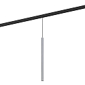 LED Schienen-Pendelleuchte MATCH ON STREX 5.0, 33�, 48V, 8,1W, IP20, dimmbar, Kabel 120cm, 3000K, 460lm, alu geb�rstet