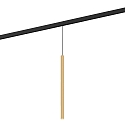 LED Schienen-Pendelleuchte MATCH ON STREX 5.0, 54�, 48V, 8,1W, IP20, dimmbar, Kabel 60cm, 3000K, 520lm, champagner
