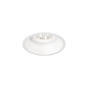 Downlight DEEP 1.0 avec ressorts  lames IP20, blanche gradable