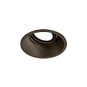 Plafonnier encastr DEEP ADJUST 1.0 - LED pivotant  la cardan, avec ressorts  pince IP20, bronze gradable